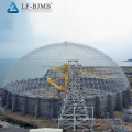 Large Span Coal Storage Roof Steel Dome Structure Coal Shed Industrial Building